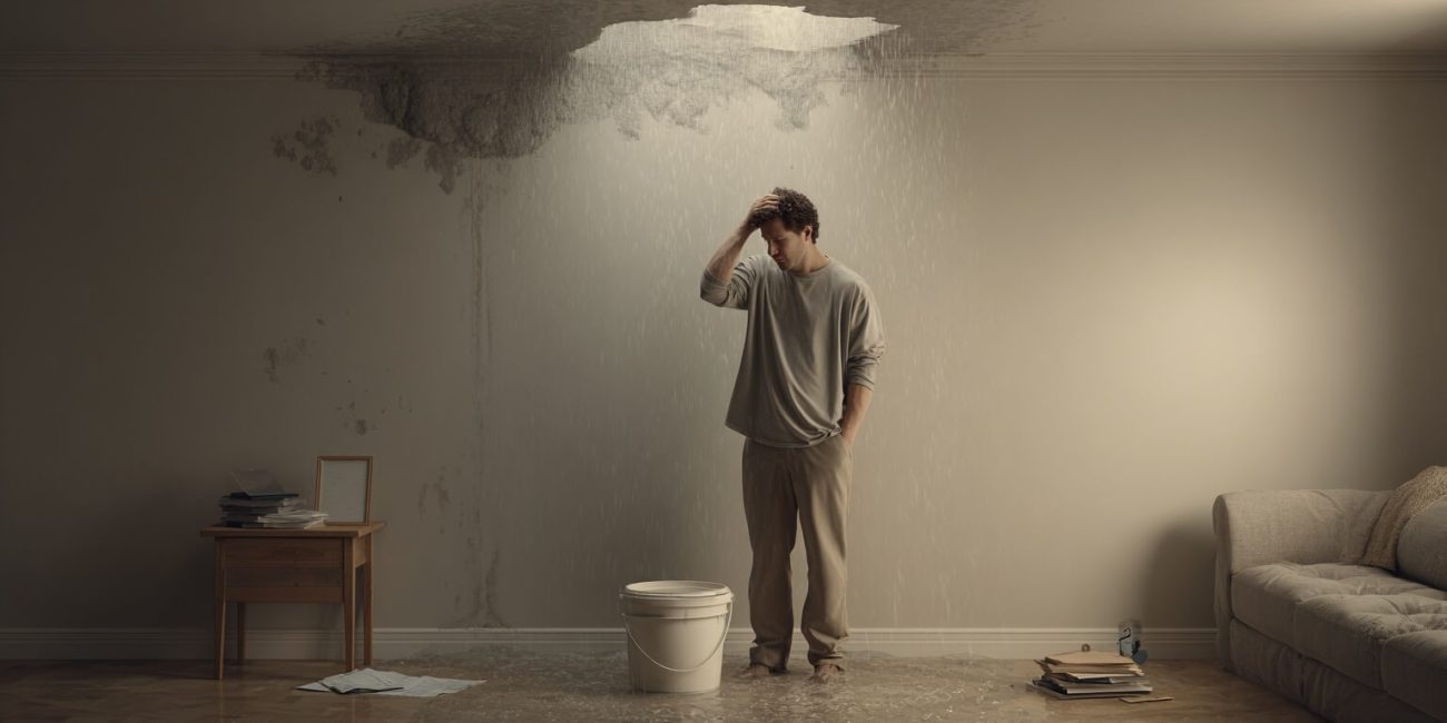 vecino no arregla gotera