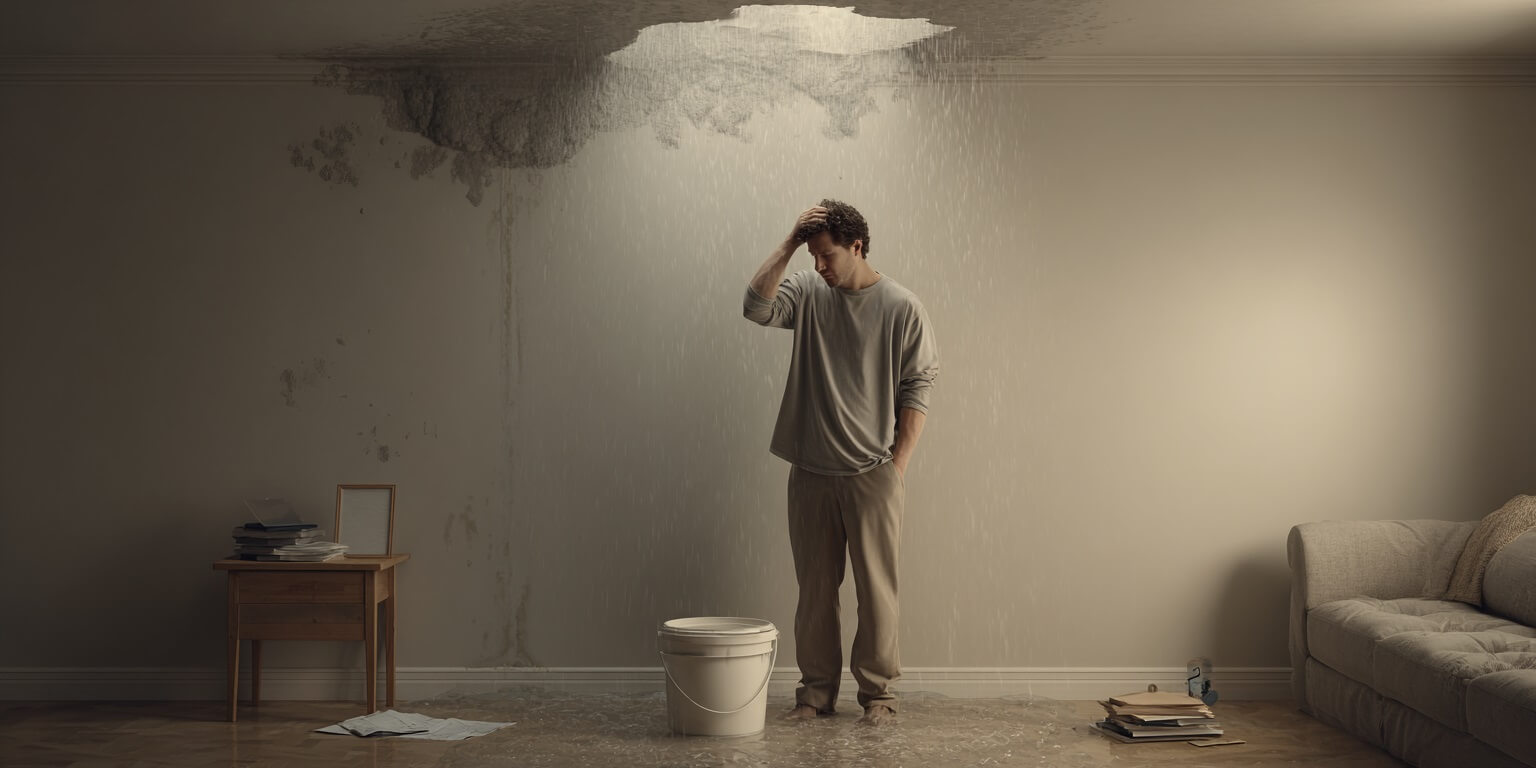 vecino no arregla gotera